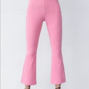 Zara Baby Pink Flare Leggings